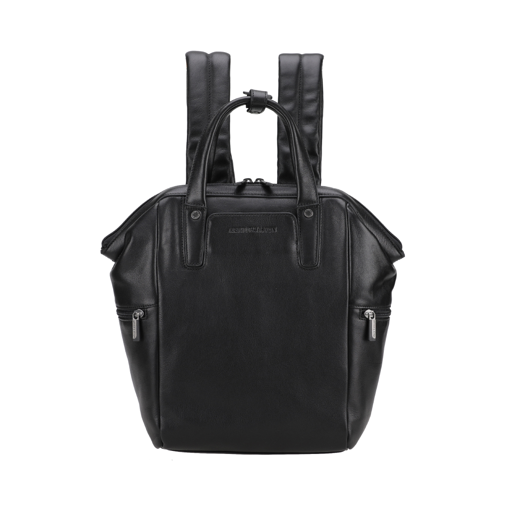 arthur-et-aston-l-on-sac-dos-cuir-noir-compact image 1