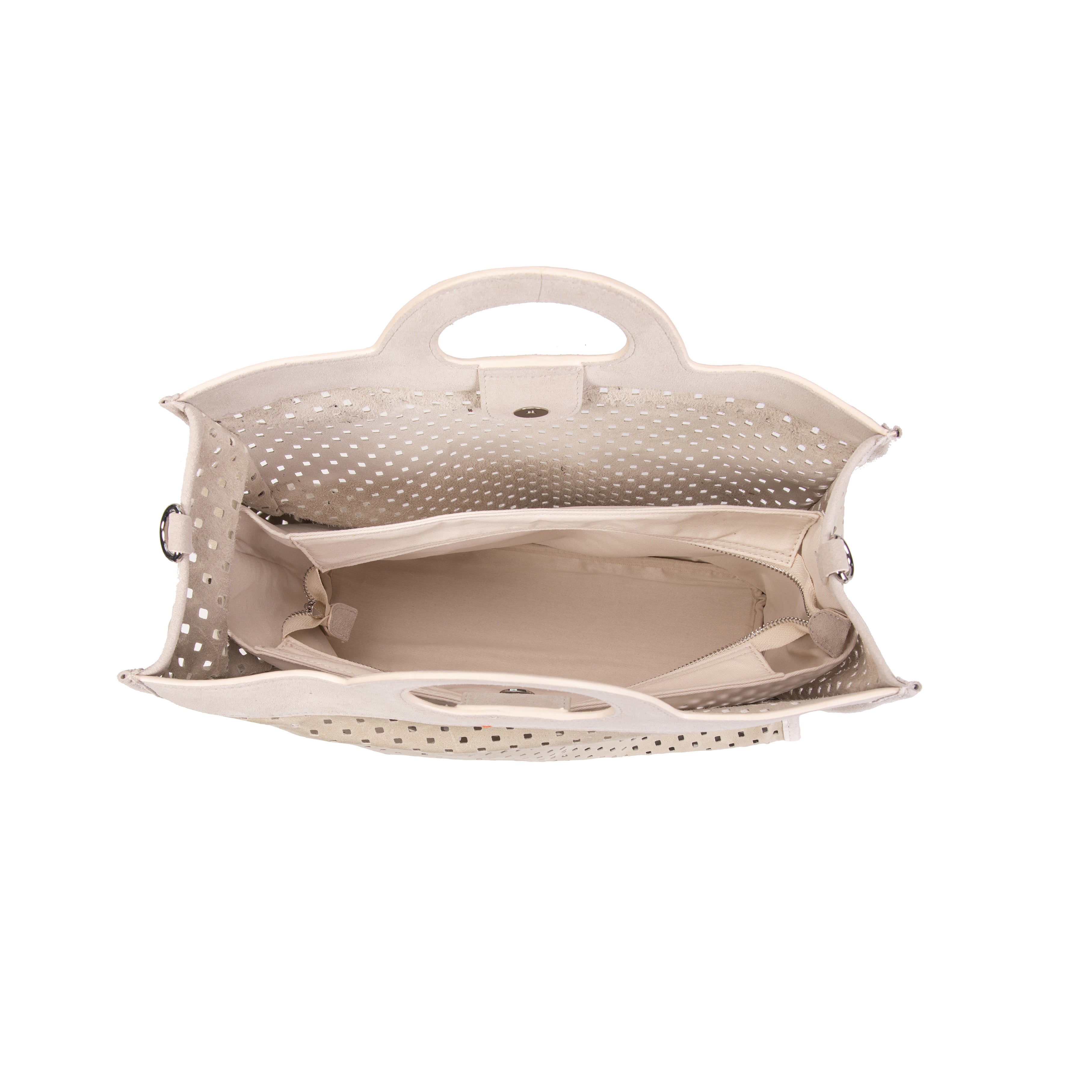 kate-lee-gae-sac-cabas-cuir-beige-perfor image 3