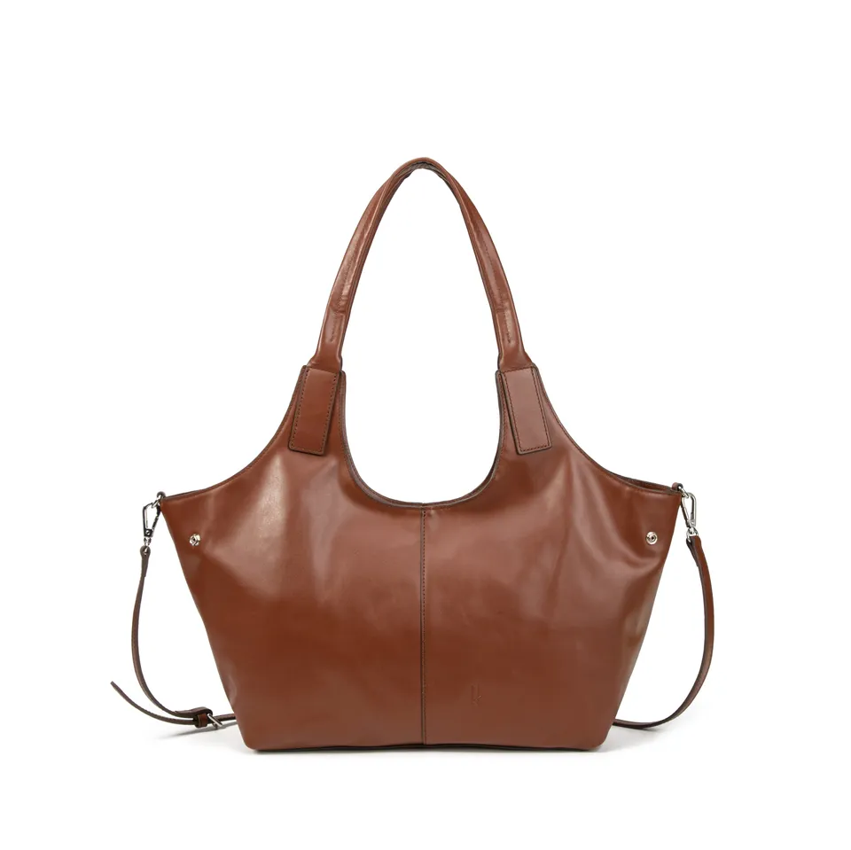 kate-lee-meline-sac-cuir-camel-lisse-bandouli-re-crois image 1