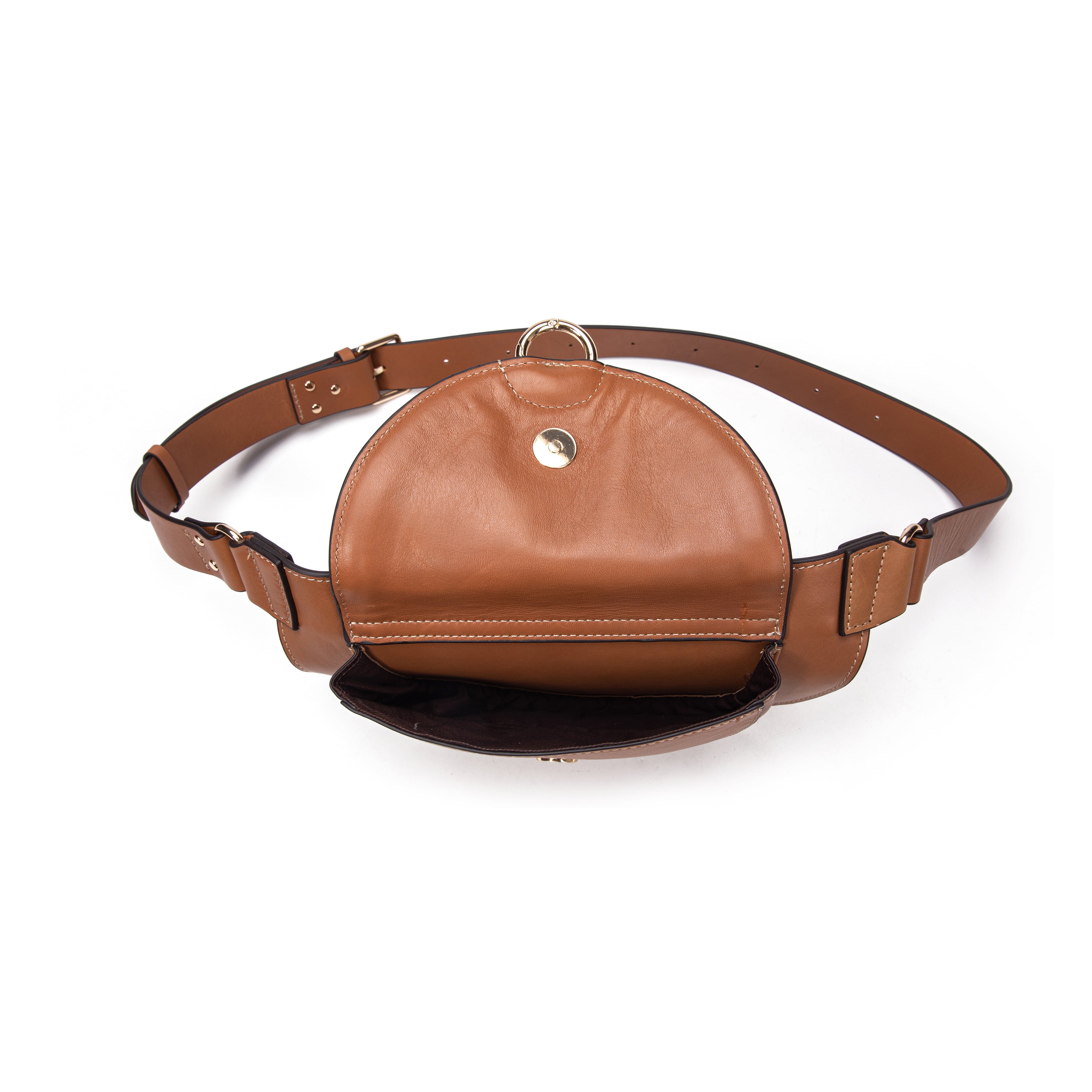 kate-lee-ully-sac-banane-cuir-vachette-miel image 3