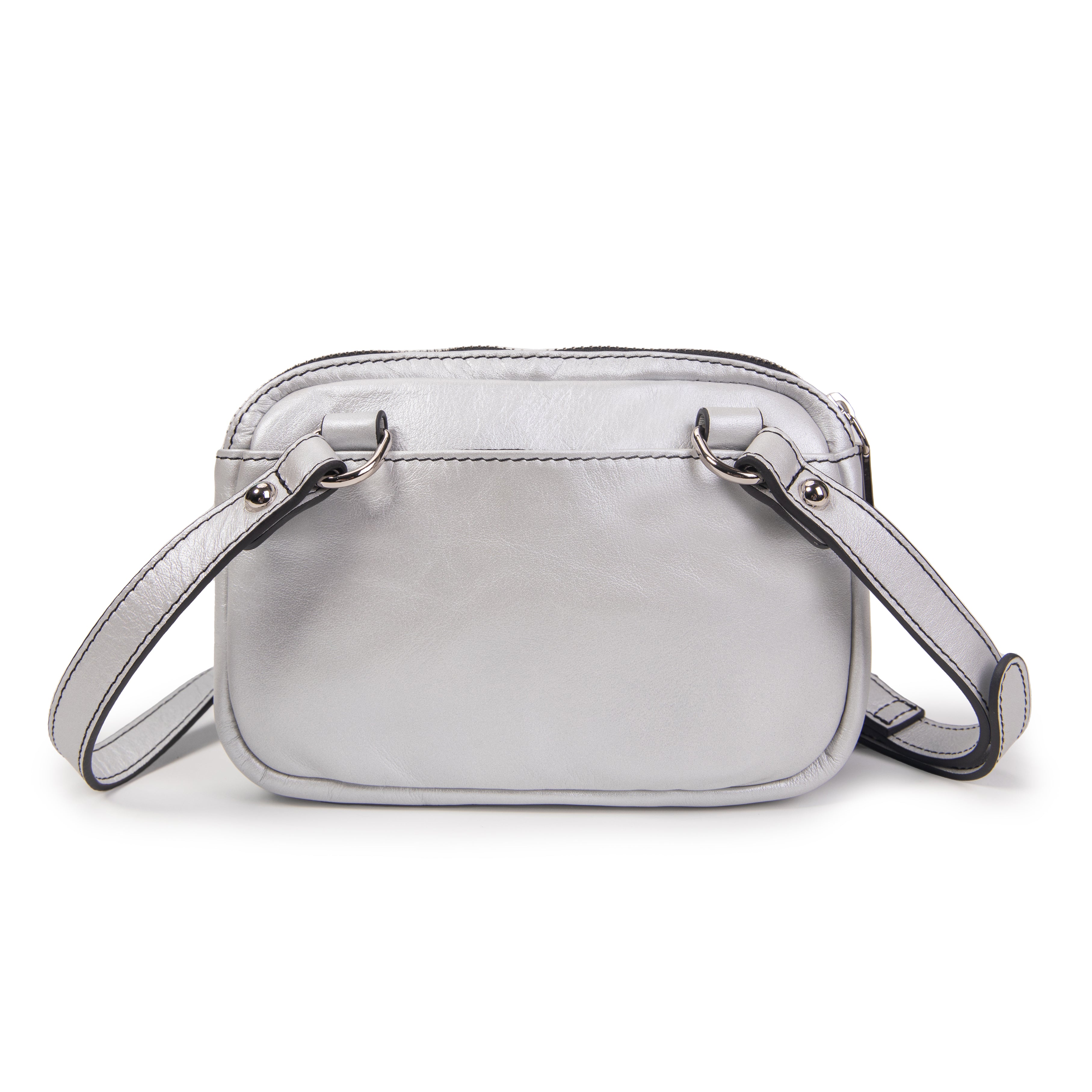 kate-lee-hena-sac-bandouli-re-cuir-gris-clair image 4