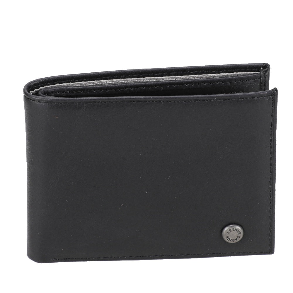 arthur-et-aston-cosmo-portefeuille-cuir-noir-italien image 1