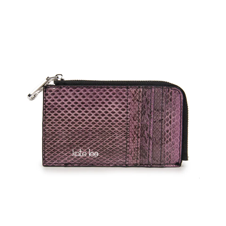 kate-lee-alo-sa-portefeuille-cuir-serpent-lilas image 1