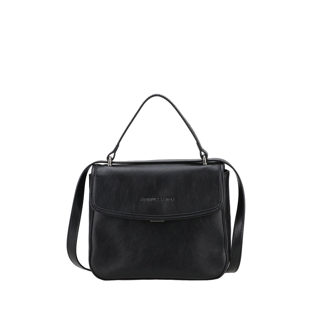 arthur-et-aston-edith-sac-main-cuir-bleu-rabat-femme image 5