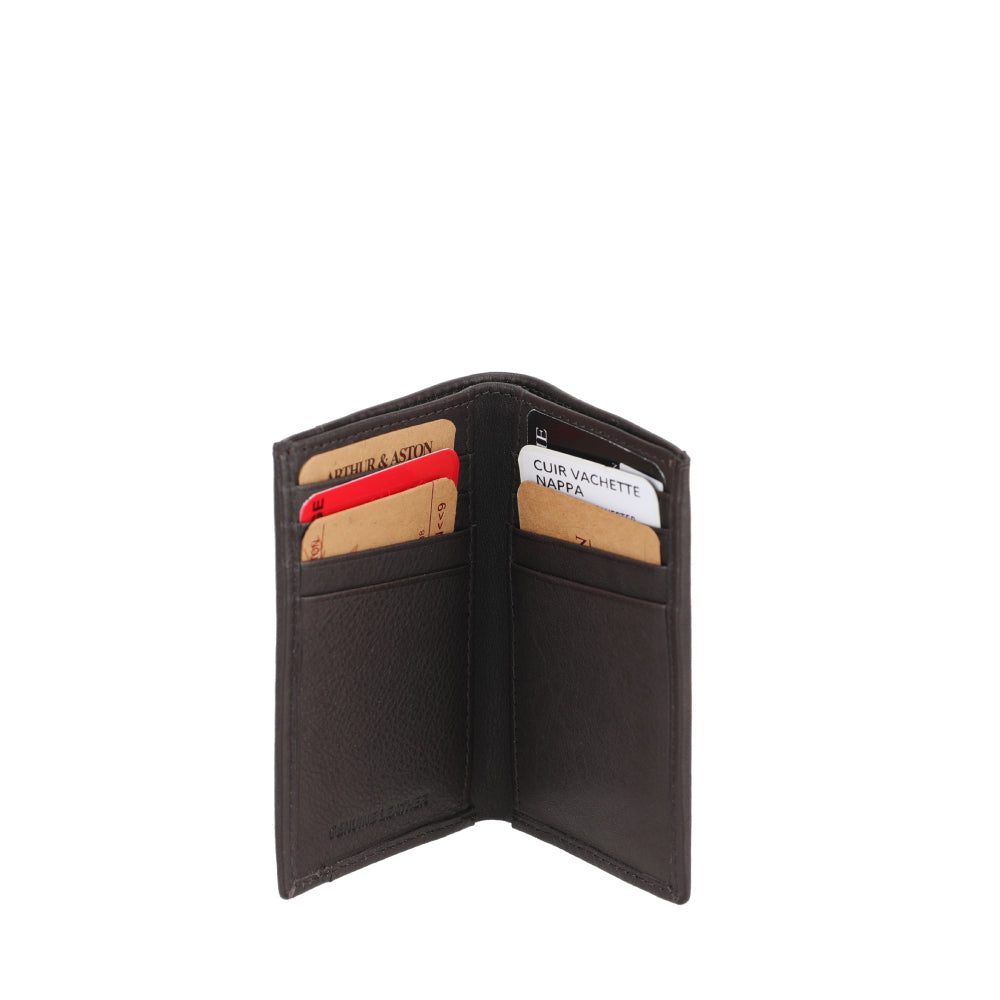 arthur-et-aston-terry-porte-cartes-cuir-noir-homme image 4