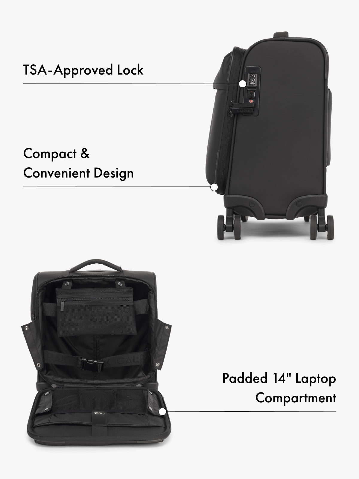 calpak-luka-mini-carry-on-valise-cabine-souple-walnut-tsa image 3