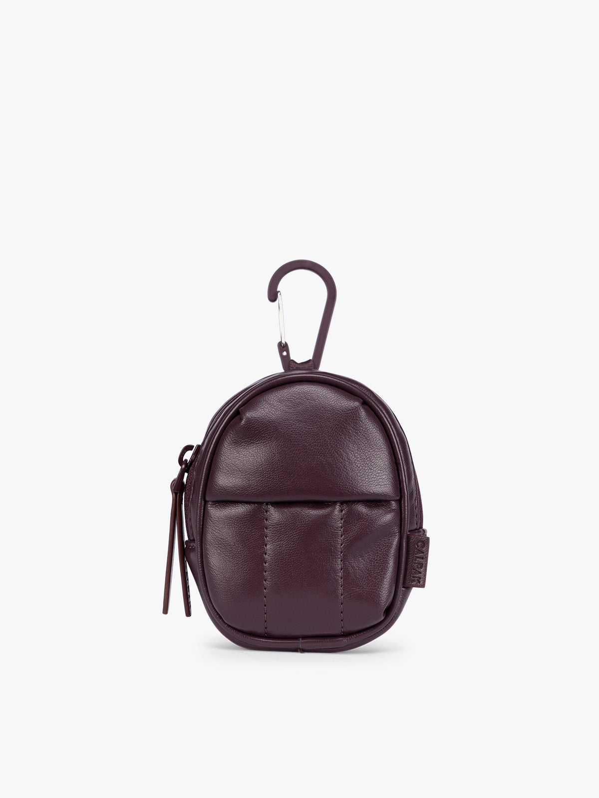 calpak-luka-charm-pochette-cuir-vegan-mushroom image 1
