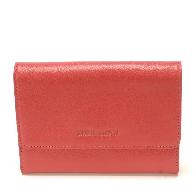 arthur-et-aston-c-lia-porte-papiers-cuir-fuchsia-rfid image 1