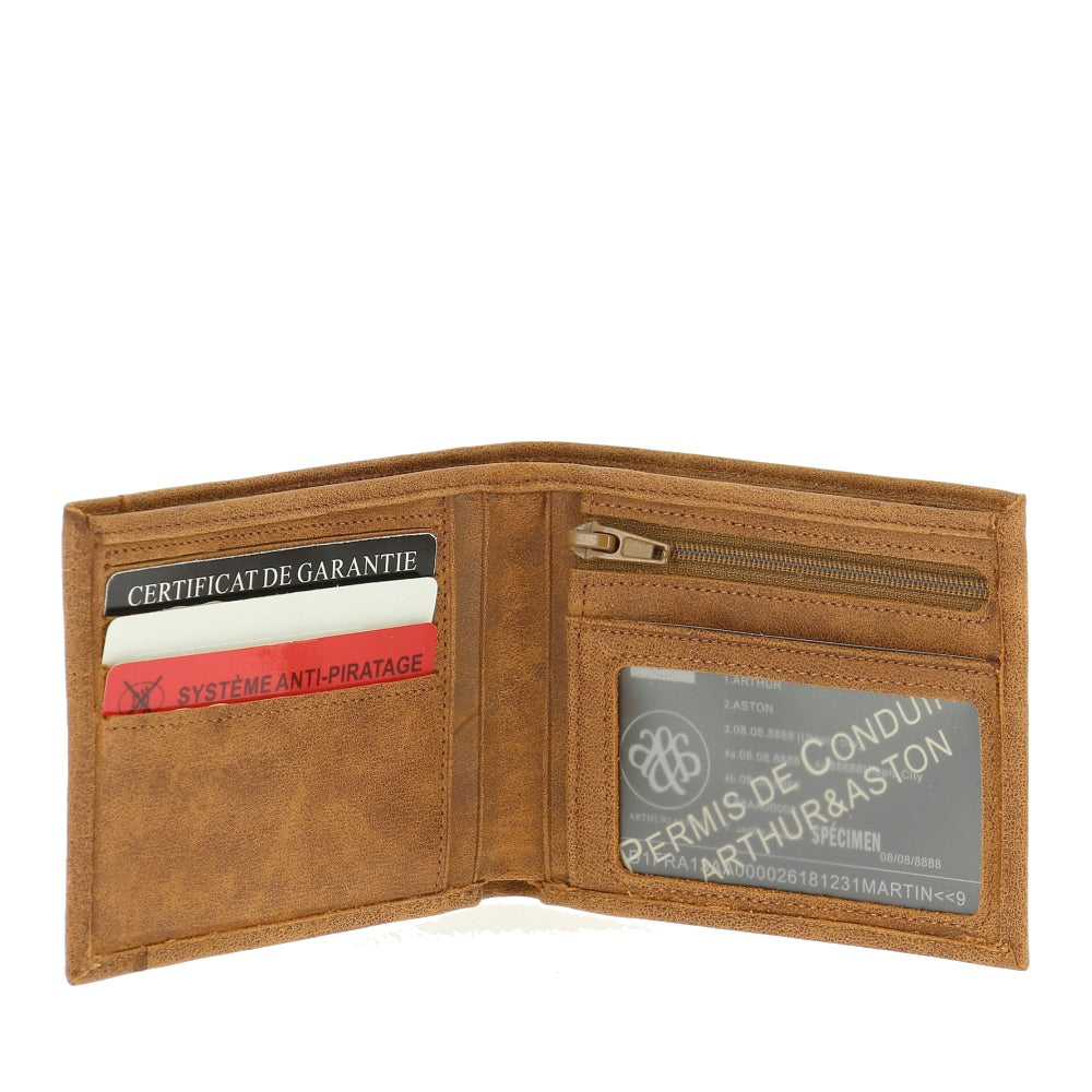 arthur-et-aston-diego-portefeuille-cuir-ch-taigne-anti-rfid image 4