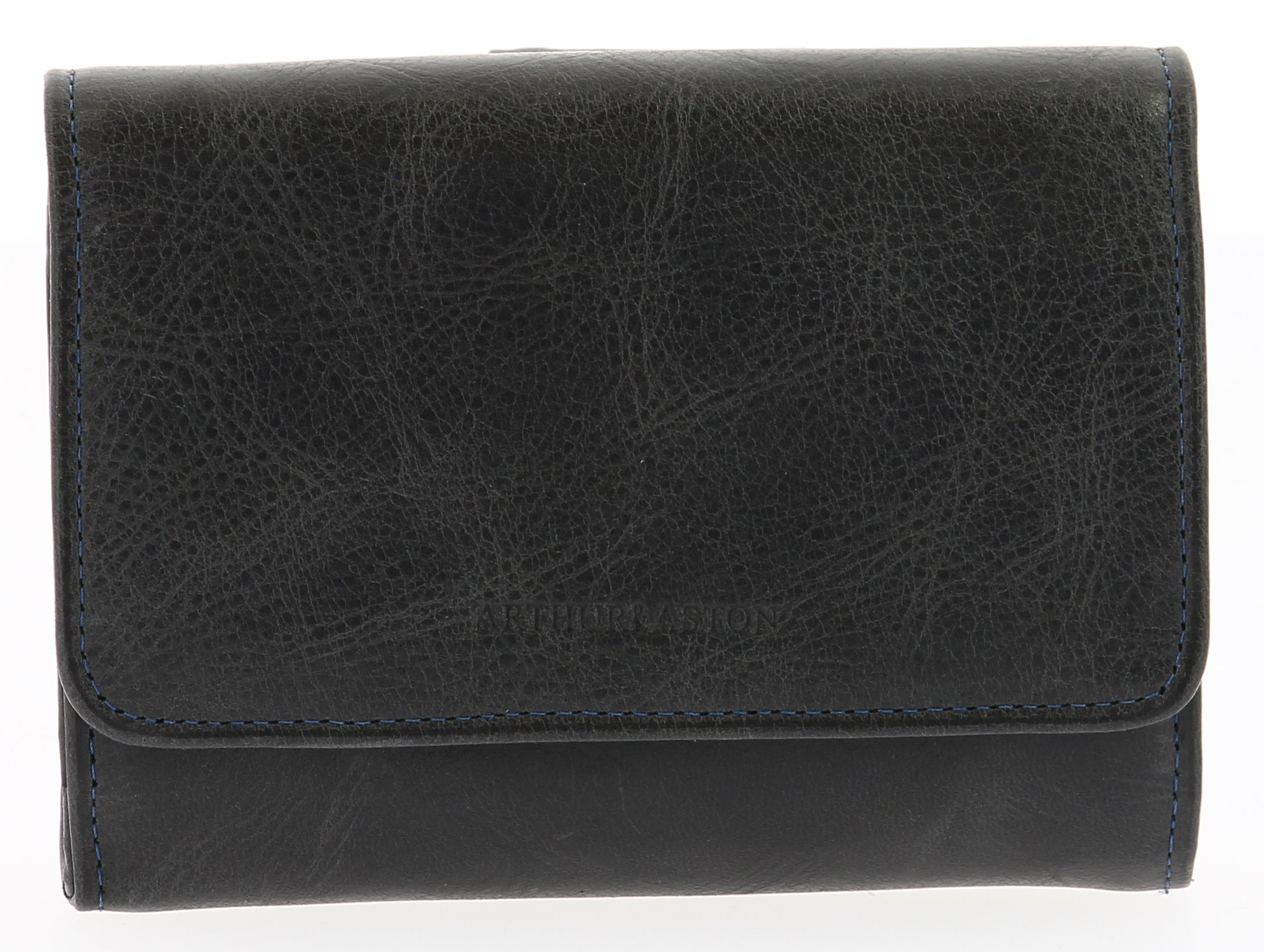 arthur-et-aston-rose-portefeuille-cuir-bleu image 1