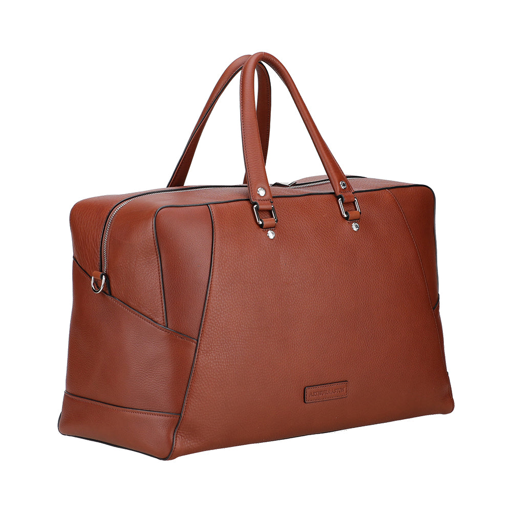 arthur-et-aston-jos-sac-de-voyage-cuir-cognac-bandouli-re image 6