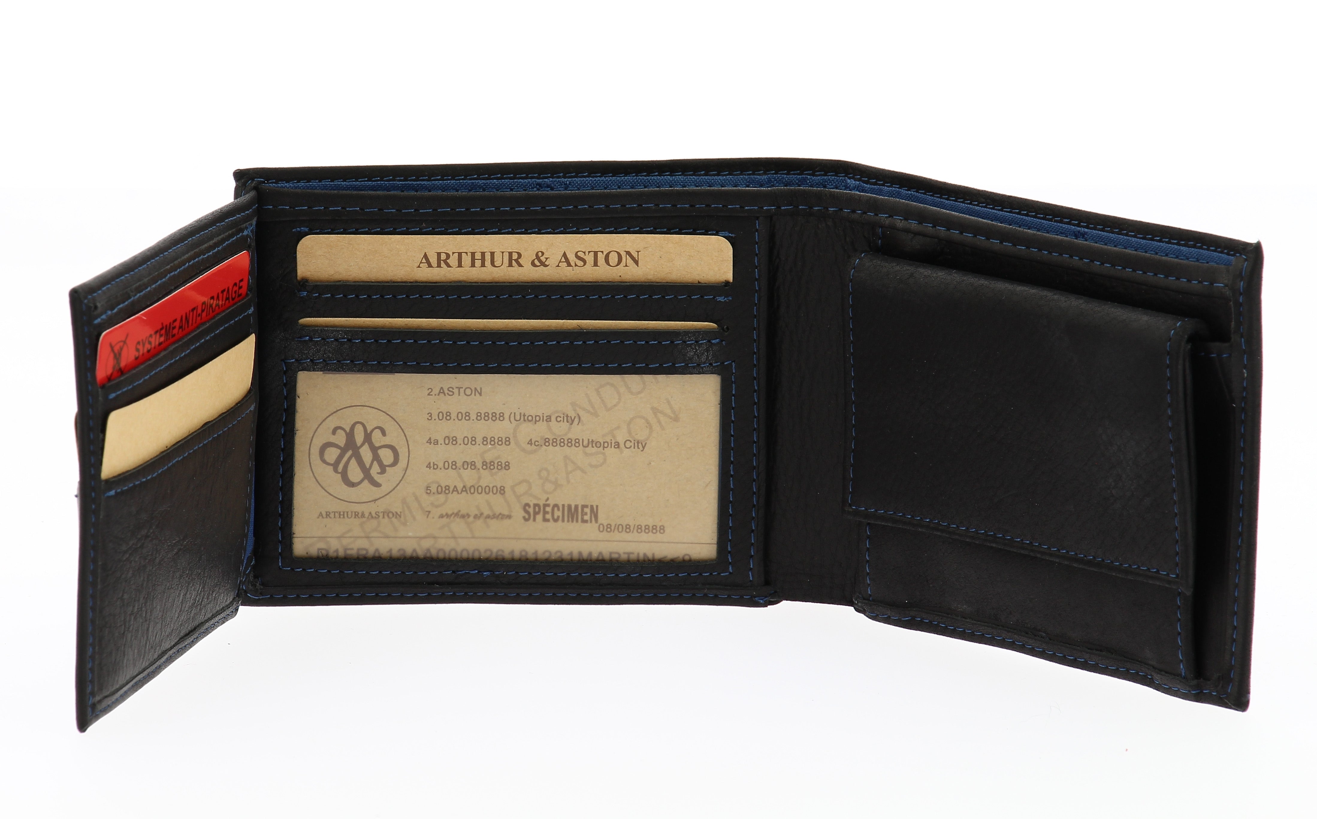 arthur-et-aston-louis-portefeuille-cuir-italien-noir-gras image 5