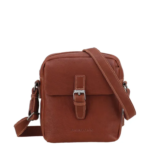 arthur-et-aston-rory-sac-travers-m-cuir-cognac-19x22cm image 1
