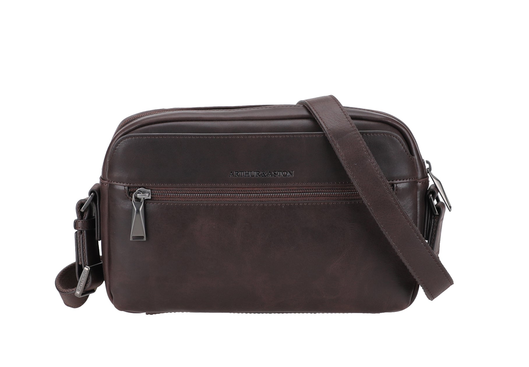 arthur-et-aston-cosmo-besace-cuir-noir image 6