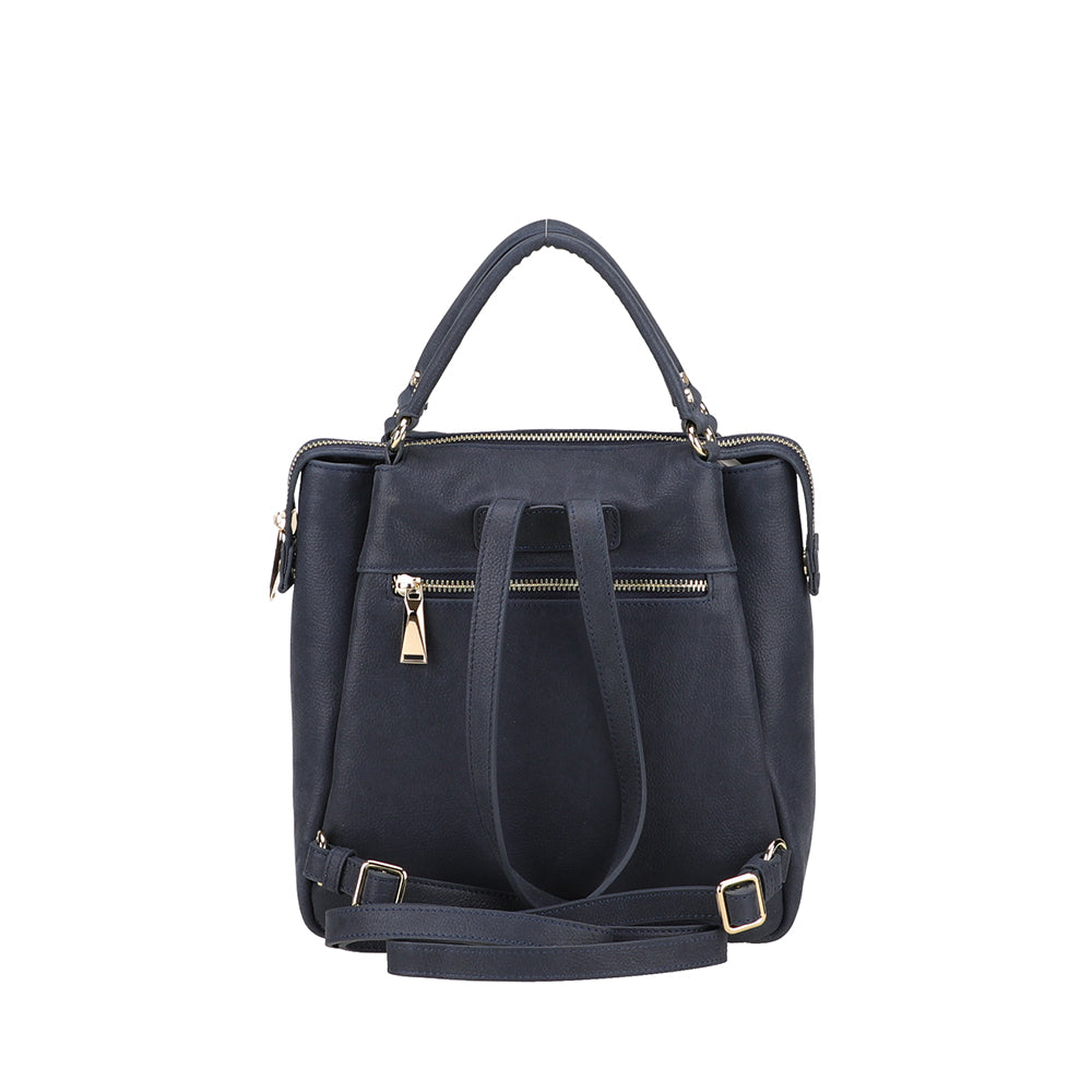 arthur-et-aston-elsa-sac-dos-cuir-marine-26-cm image 3