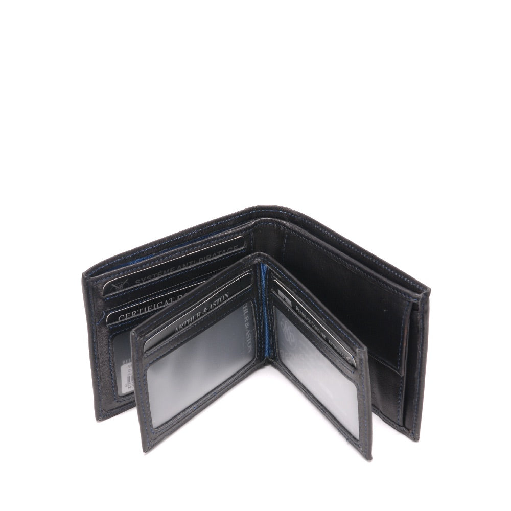 arthur-et-aston-pablo-duo-portefeuille-porte-cartes-noir image 8