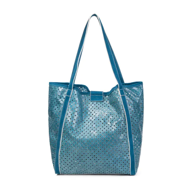 kate-lee-ryve-sac-cabas-cuir-bleu-vachette-perfor-e image 1