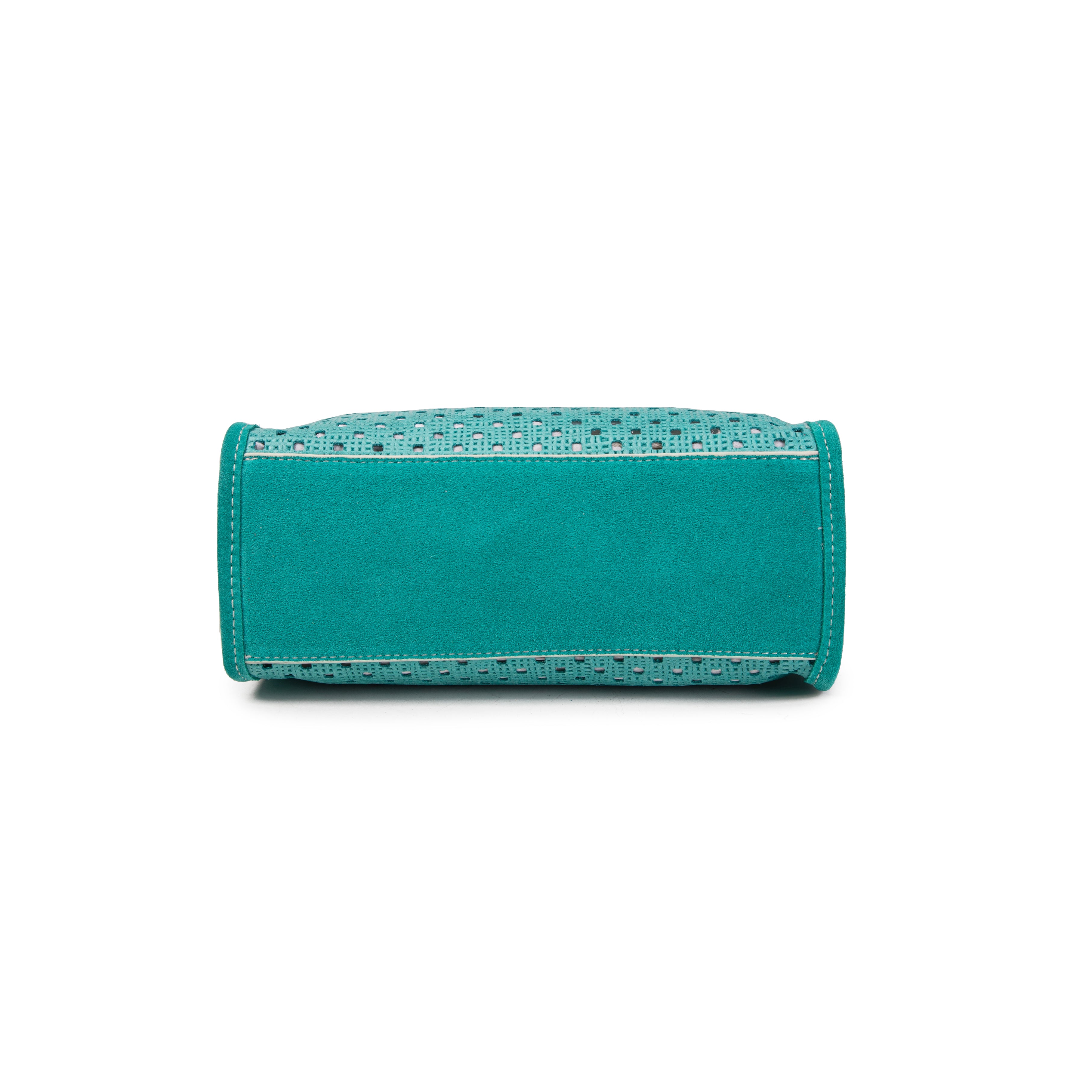 kate-lee-m-gae-sac-cabas-turquoise-vachette-perfor-e image 5