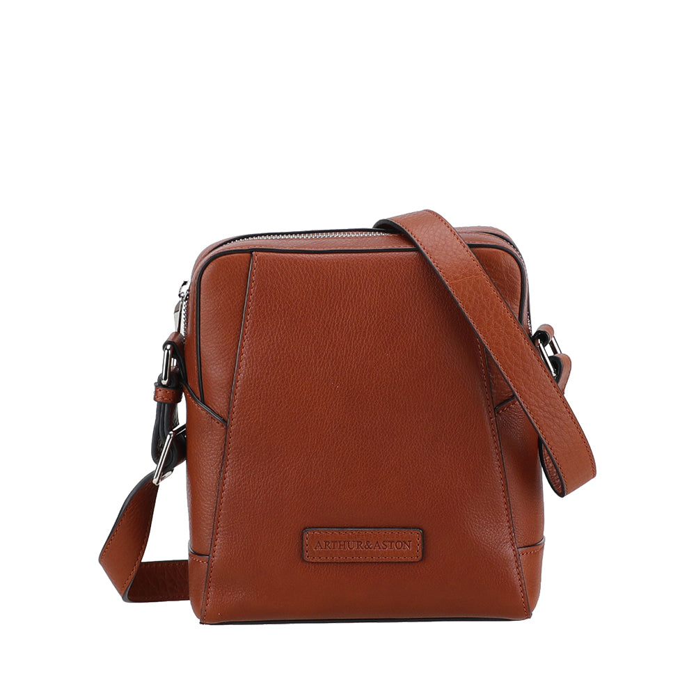 arthur-et-aston-jos-sac-travers-cuir-noir-m image 5