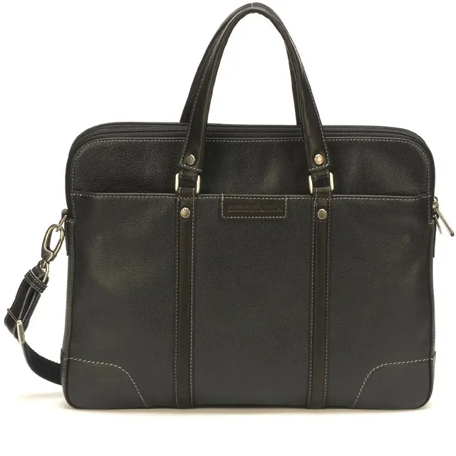 arthur-et-aston-marco-porte-documents-cuir-noir-ordinateur image 1