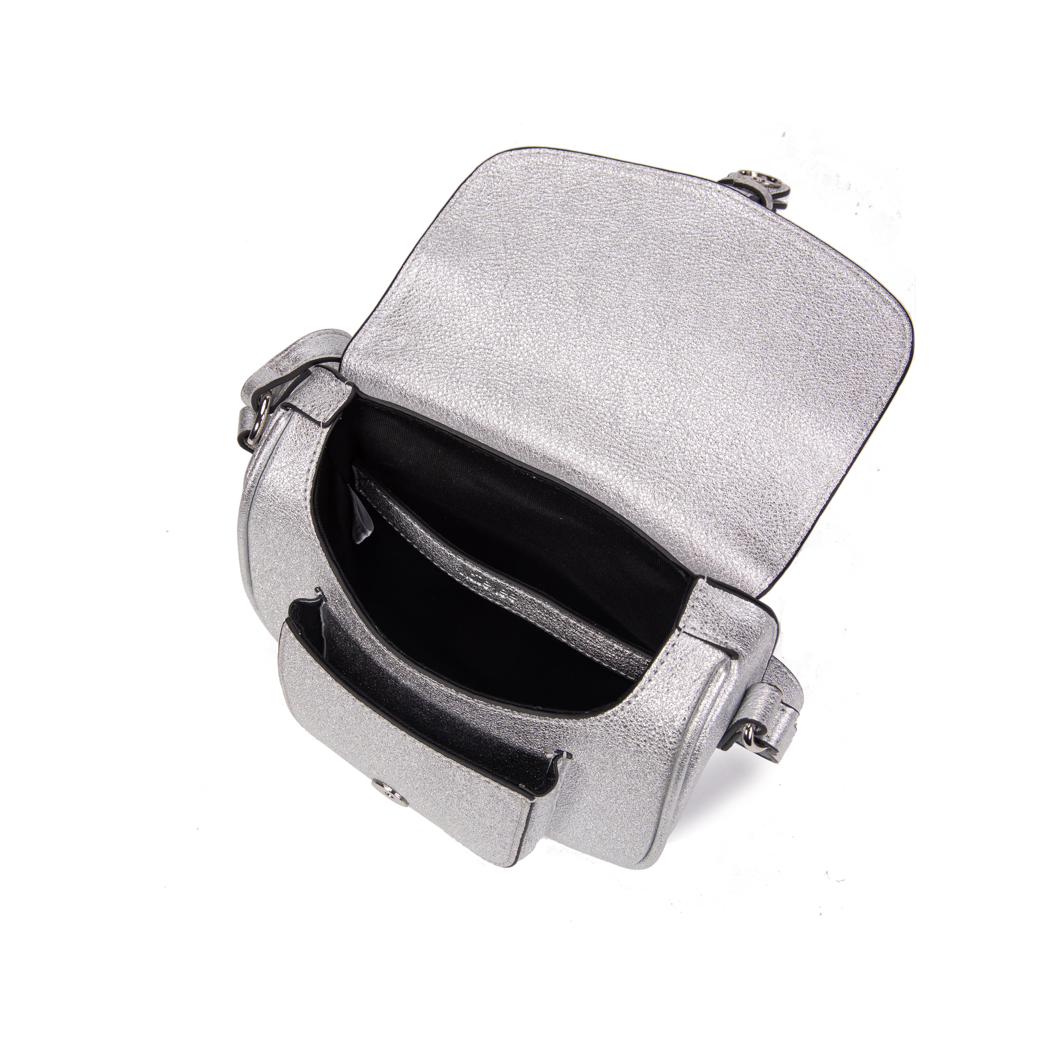 kate-lee-new-emelyne-sac-bandouli-re-argent-cuir-vachette image 3