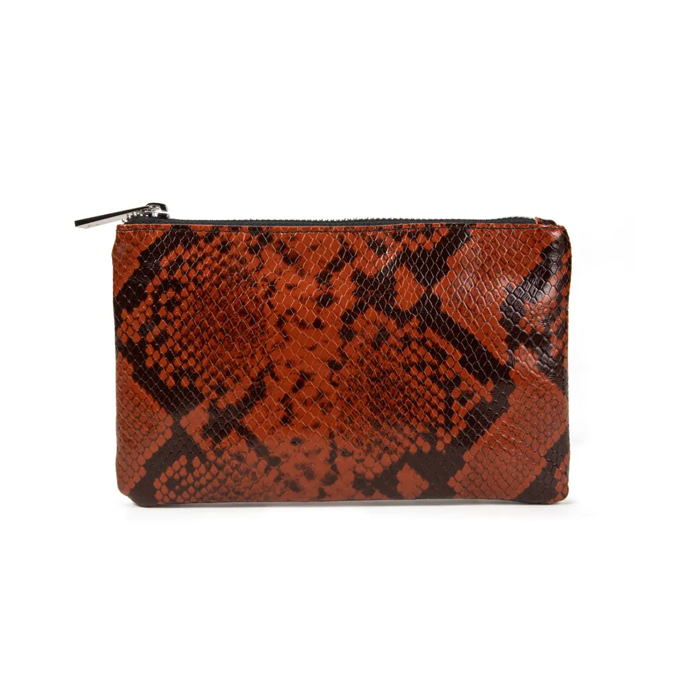 kate-lee-kl-vachette-serpent-pochette-zipp-e-ch-taigne image 1