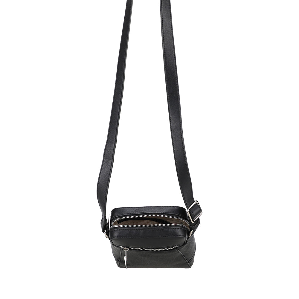 arthur-et-aston-jos-sac-travers-cuir-homme-pleine-fleur-noir image 4