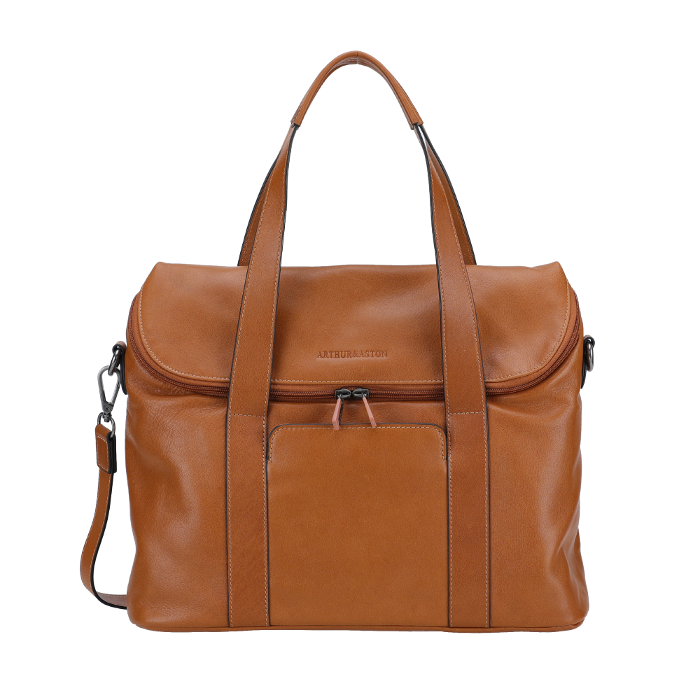 arthur-et-aston-l-on-sac-port-main-cuir-noir-a4-ordinateur image 5