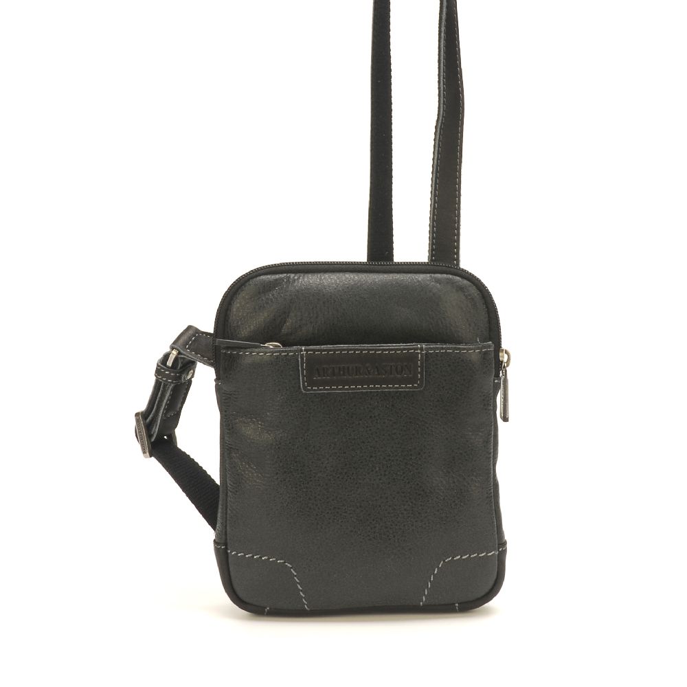 arthur-et-aston-marco-sac-travers-cuir-ch-taigne-body-bag image 1