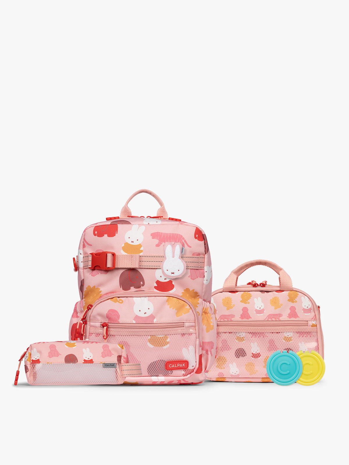 calpak-kids-miffy-kit-scolaire-sac-rose-zoo-3-5-ans image 4