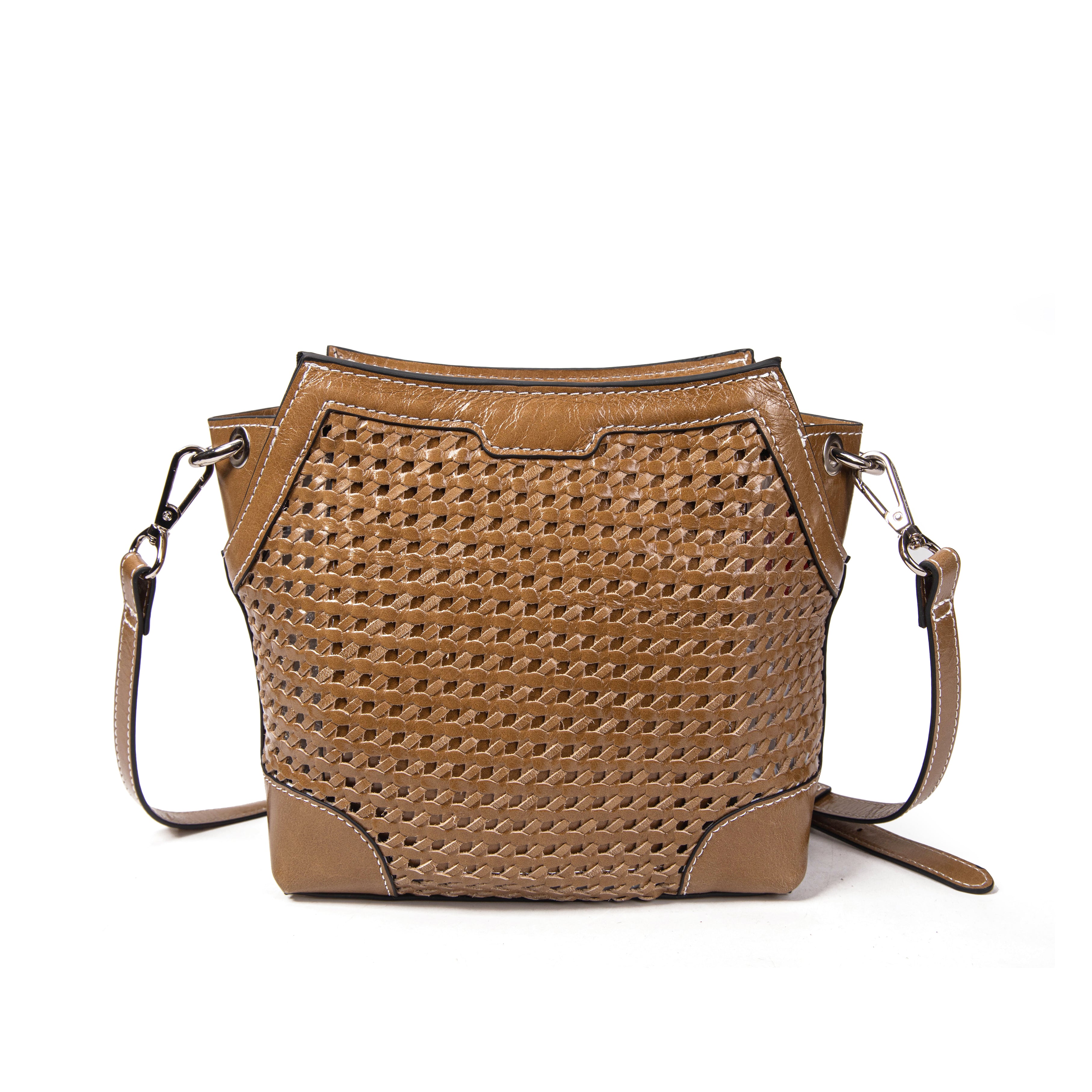 kate-lee-bonbon-tane-sac-bandouli-re-cuir-miel-tress image 4