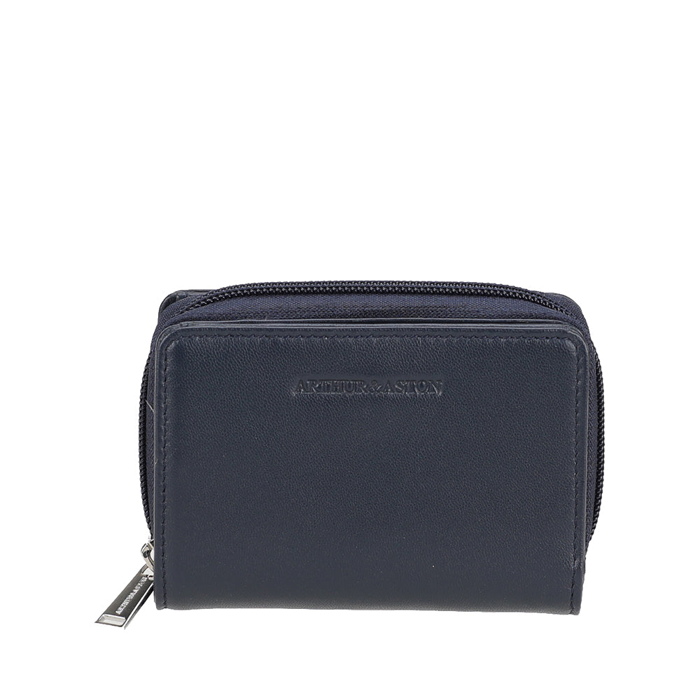 arthur-et-aston-riley-porte-monnaie-cuir-noir-femme-2 image 7