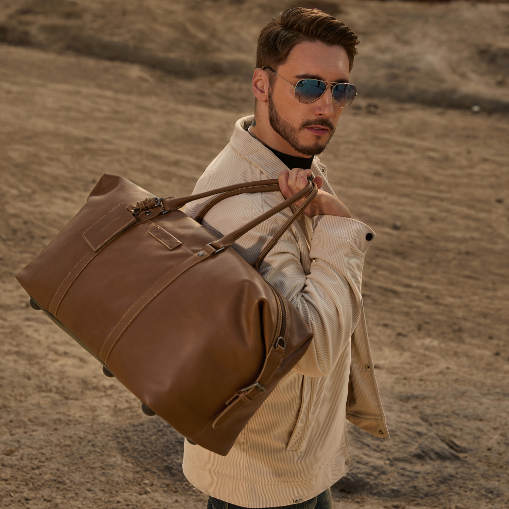 arthur-et-aston-johany-sac-de-voyage-cuir-cognac image 3