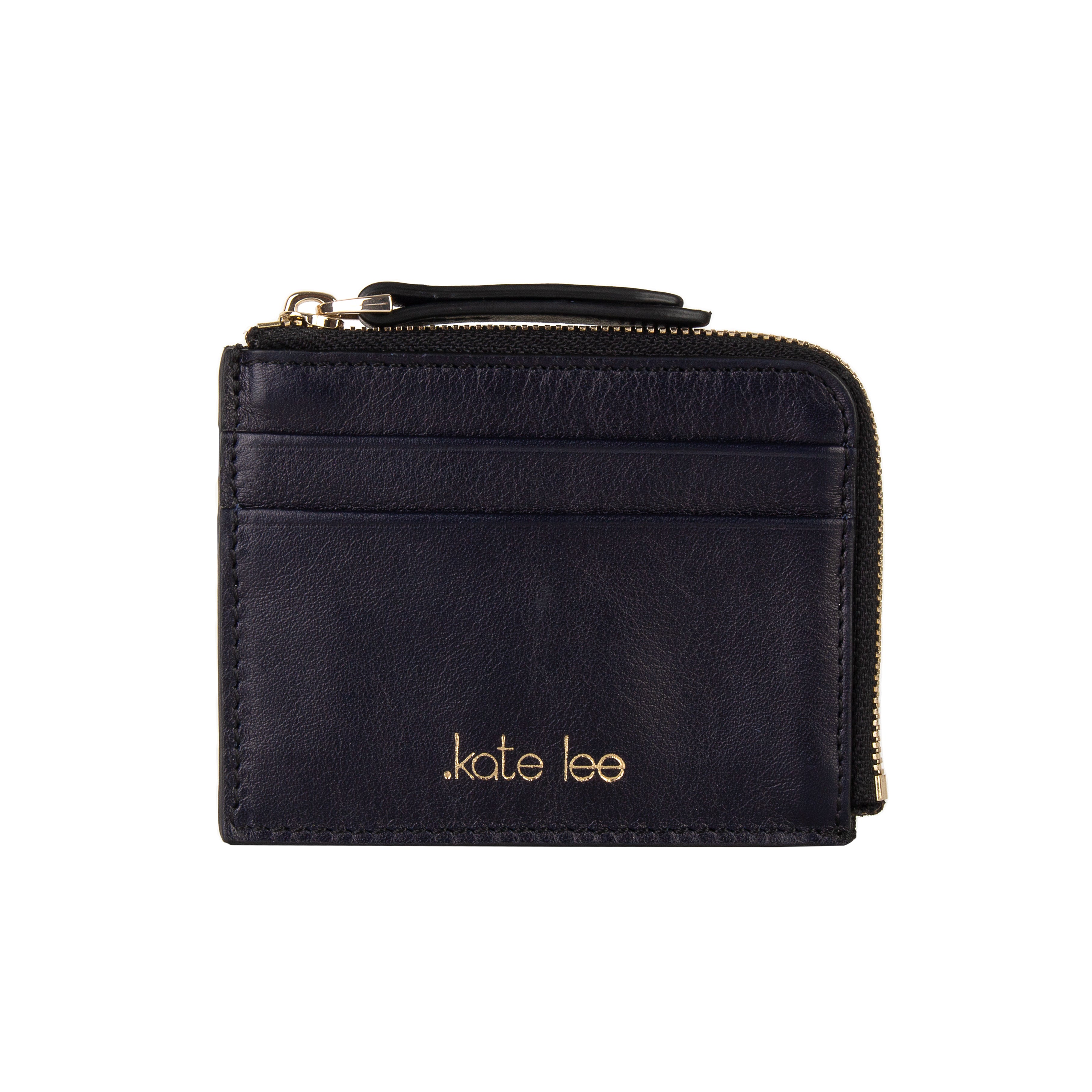 kate-lee-alo-s-porte-monnaie-cuir-bleu-nuit image 1