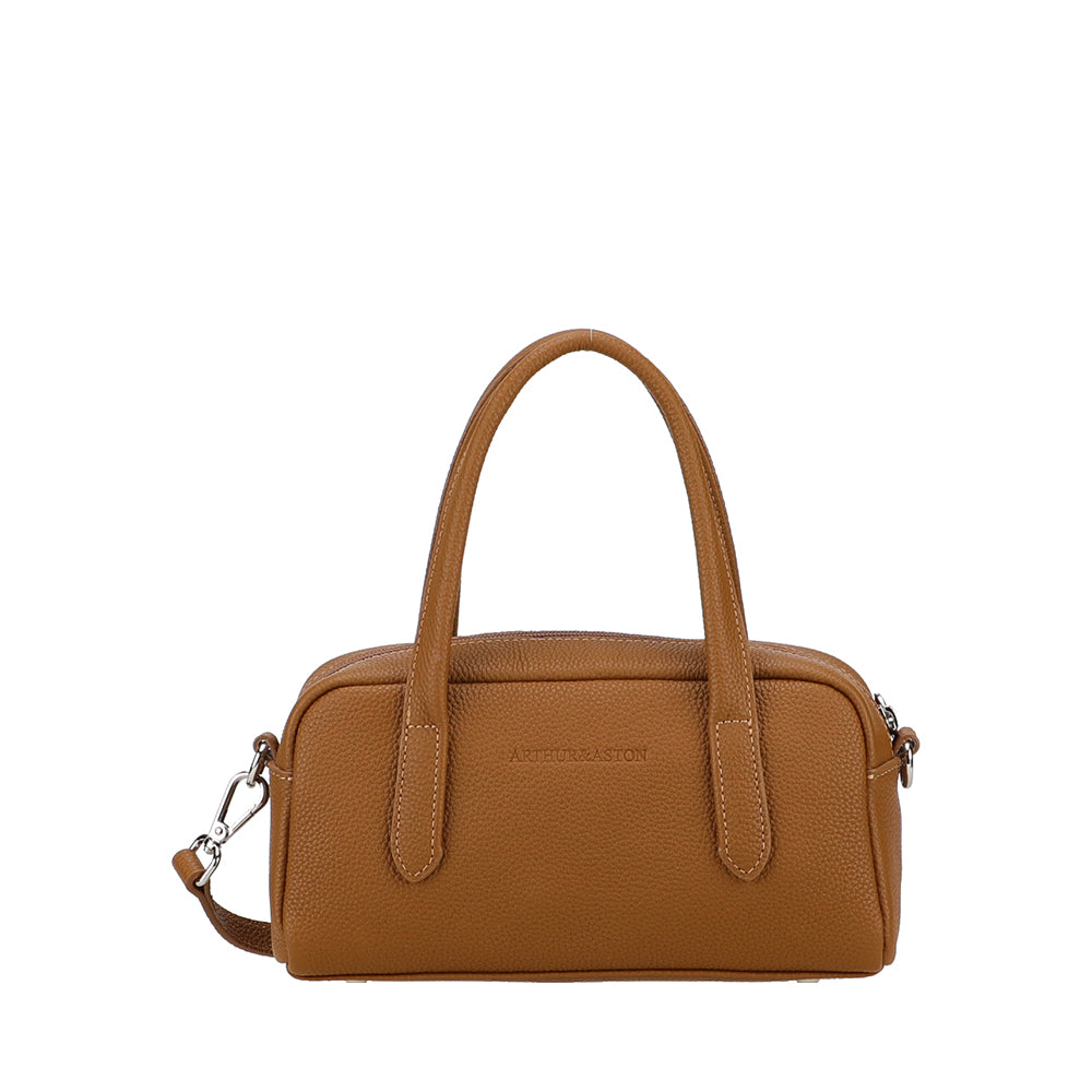 arthur-et-aston-rosalia-petit-sac-main-cuir-taupe-foulonn image 7