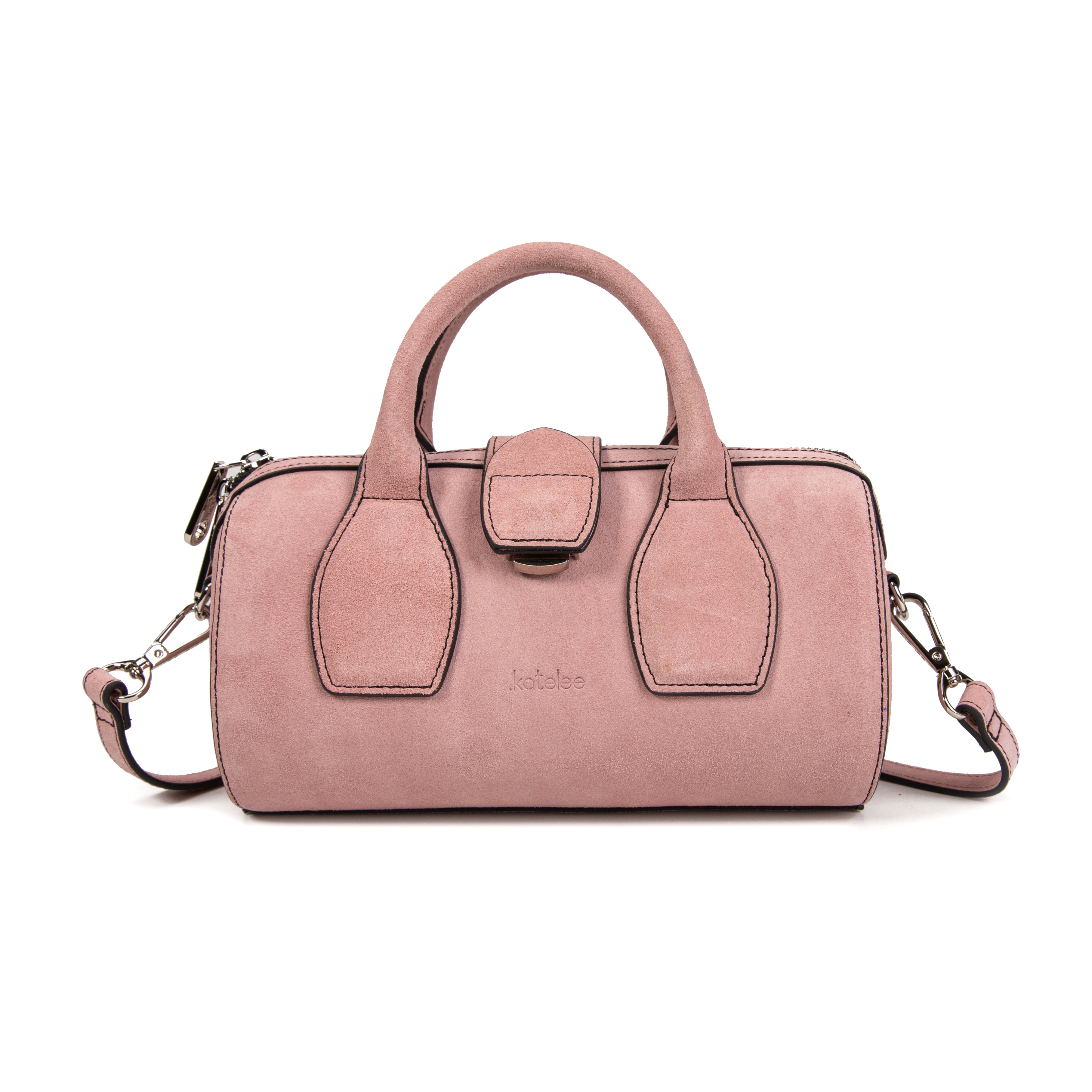 kate-lee-frola-v-sac-bowling-rose-velours image 1