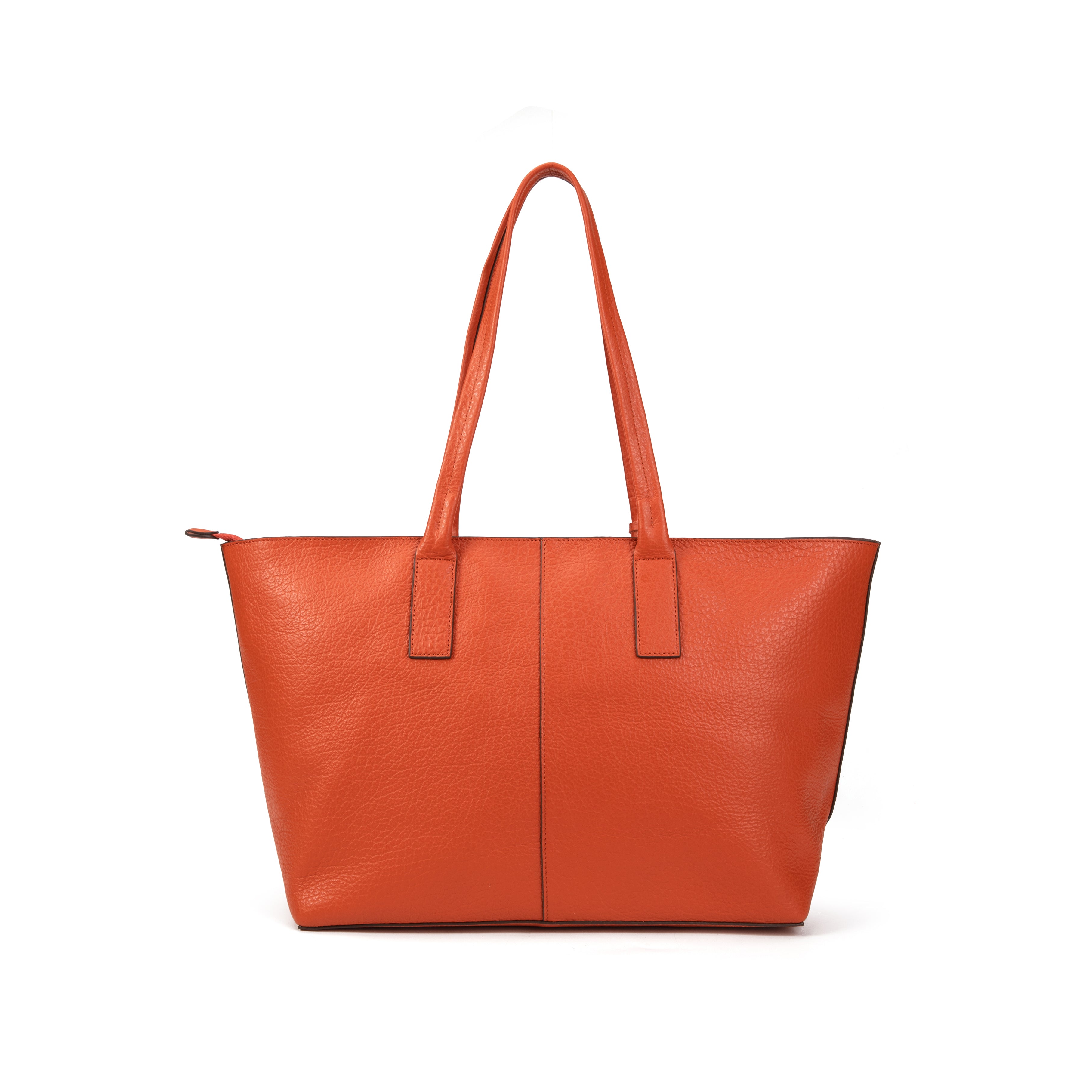 kate-lee-esmeralda-sac-cabas-cuir-grain-orange image 4
