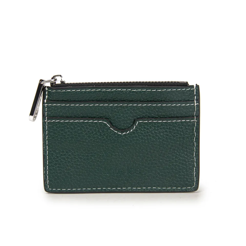 kate-lee-anyssa-g-porte-monnaie-vert-vachette-grain-e image 1