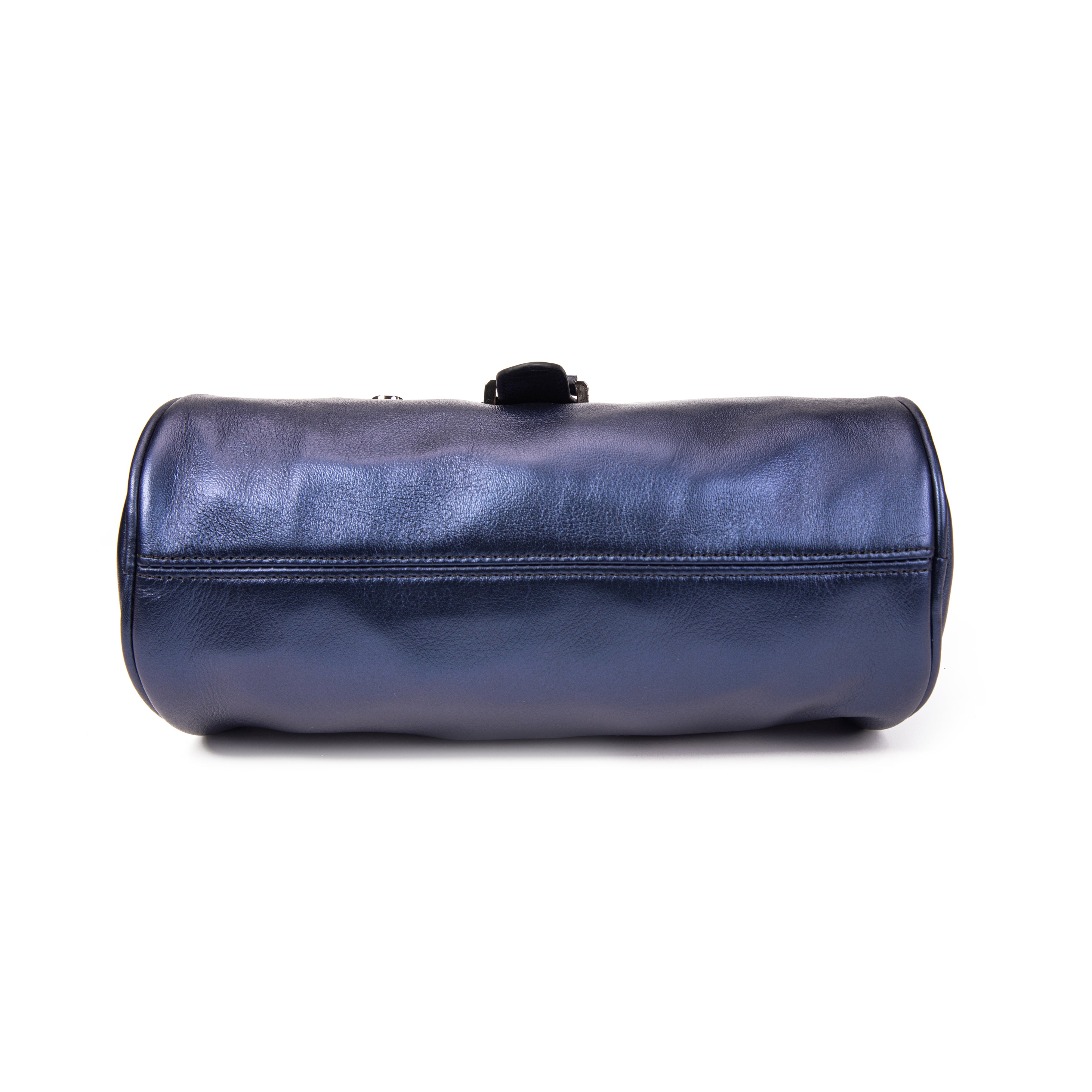 kate-lee-camy-sac-bandouli-re-bleu-vachette-nacr-e image 5