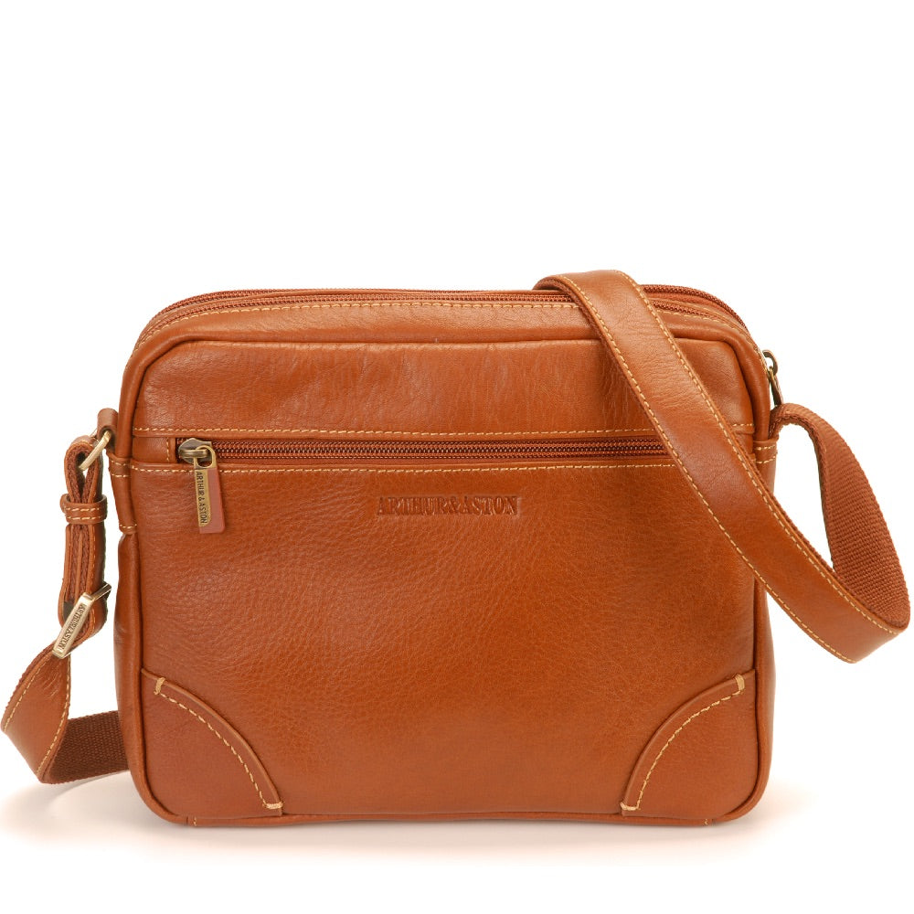 arthur-et-aston-paul-sac-travers-cuir-noir-zipp image 6