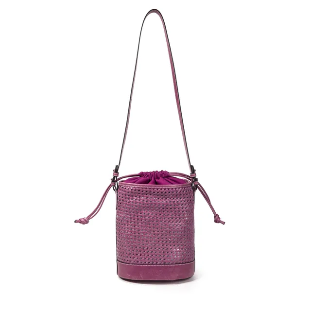 kate-lee-louvre-sac-seau-cuir-orchid-e-tress-19x25-cm image 1