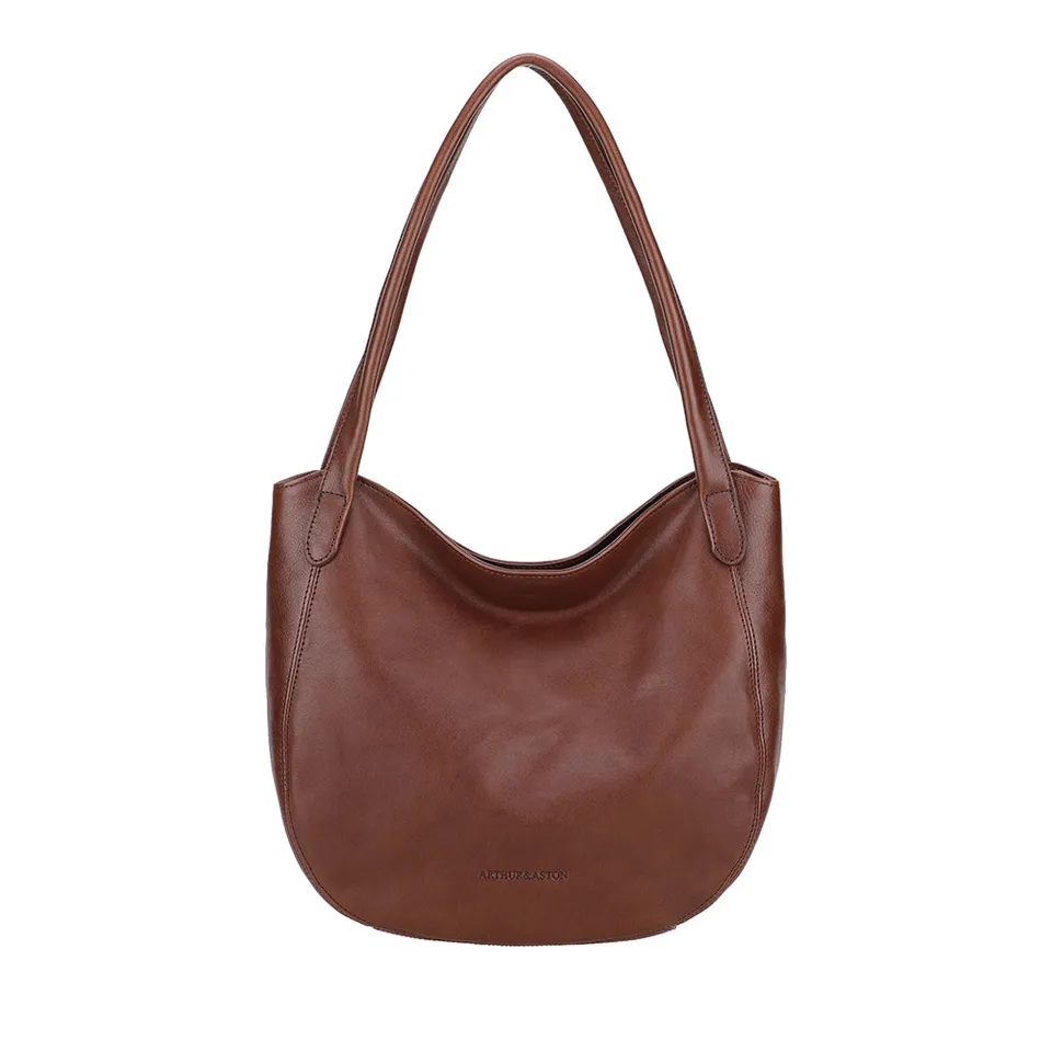 arthur-et-aston-edith-sac-paule-m-cuir-ch-taigne-31-cm image 1