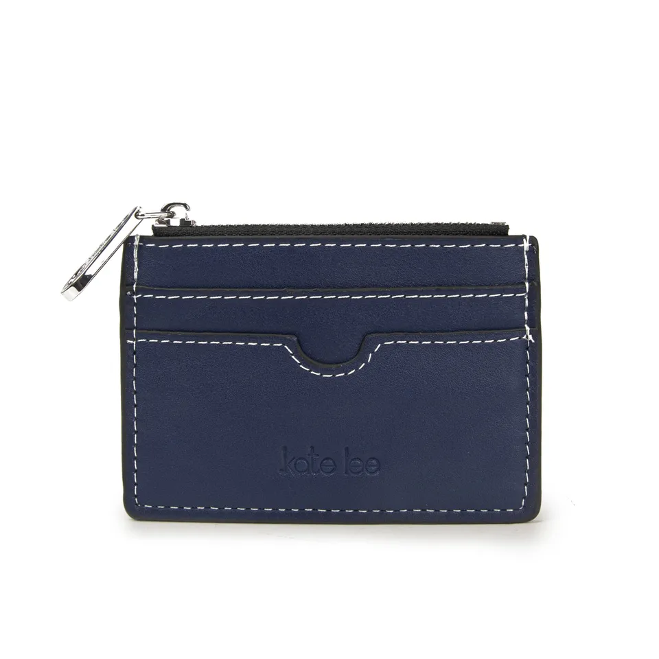 kate-lee-anyssa-porte-monnaie-cuir-bleu-vachette-zipp image 1