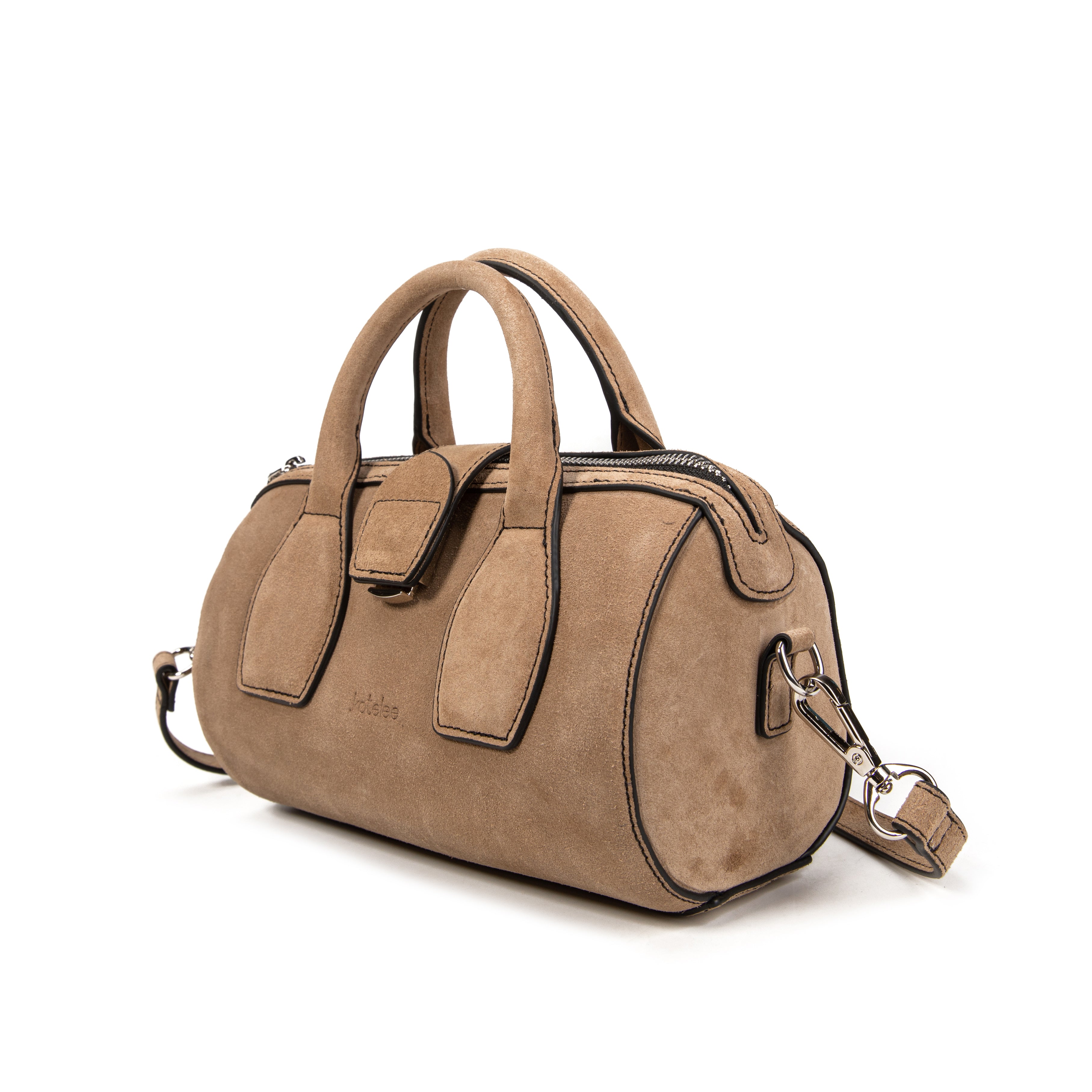 kate-lee-m-frola-v-sac-bowling-velours-beige image 2