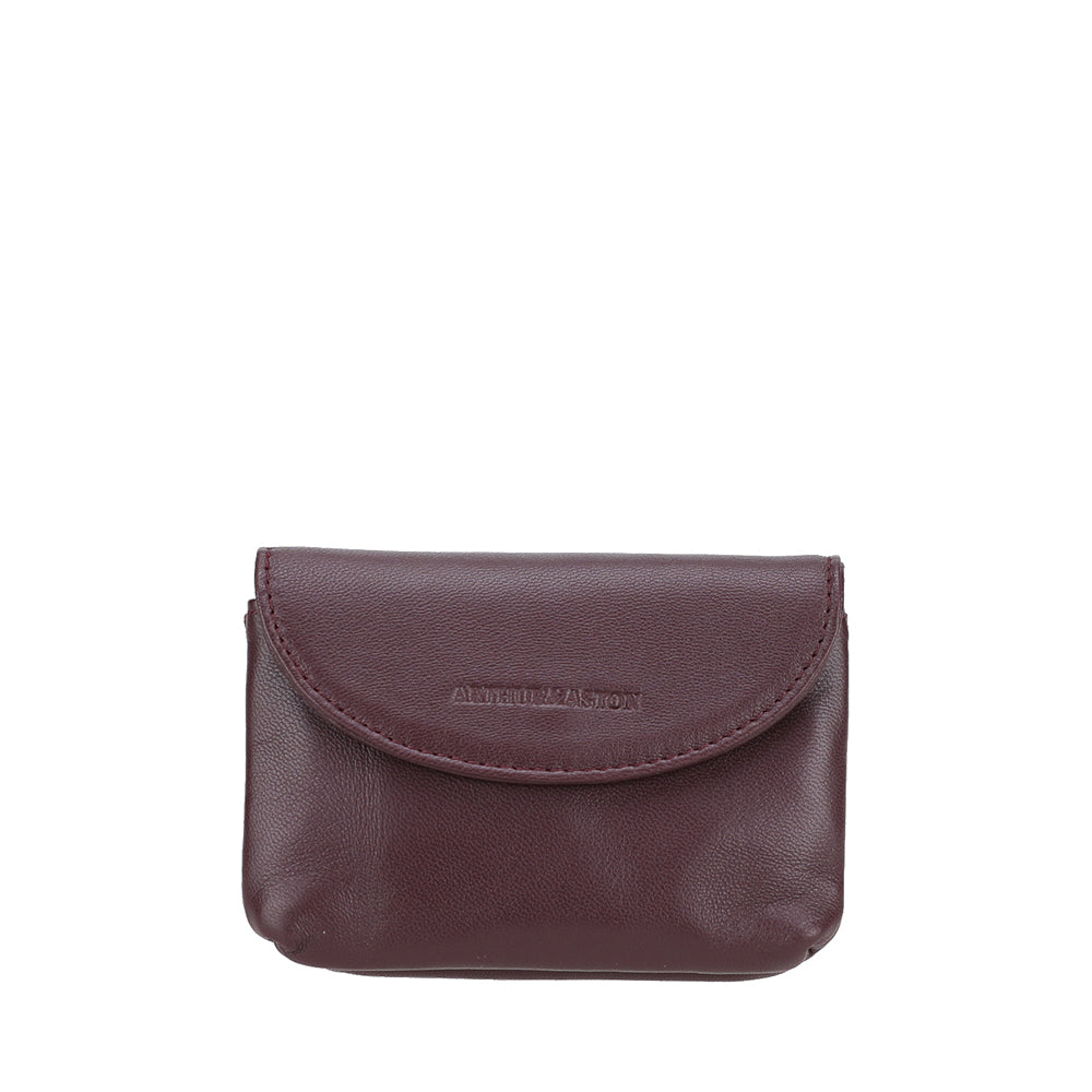 arthur-et-aston-riley-petit-porte-monnaie-cuir-cognac-pression image 6