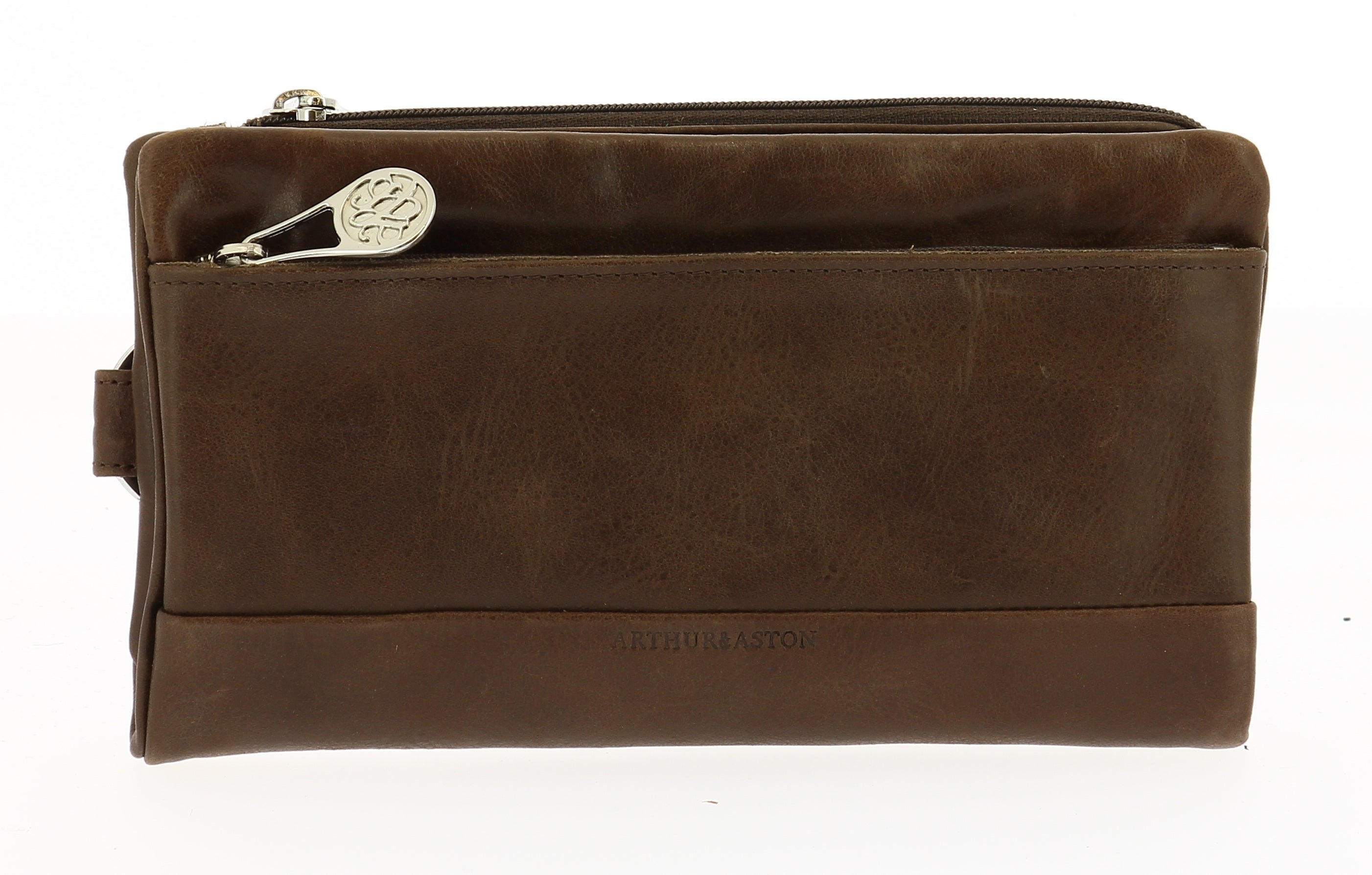 arthur-et-aston-rose-portefeuille-cuir-huil-noir-grand-mod-le image 1