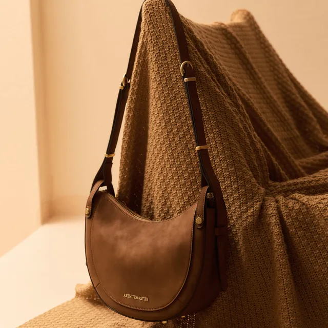 arthur-et-aston-madelena-sac-paule-cuir-cognac image 1