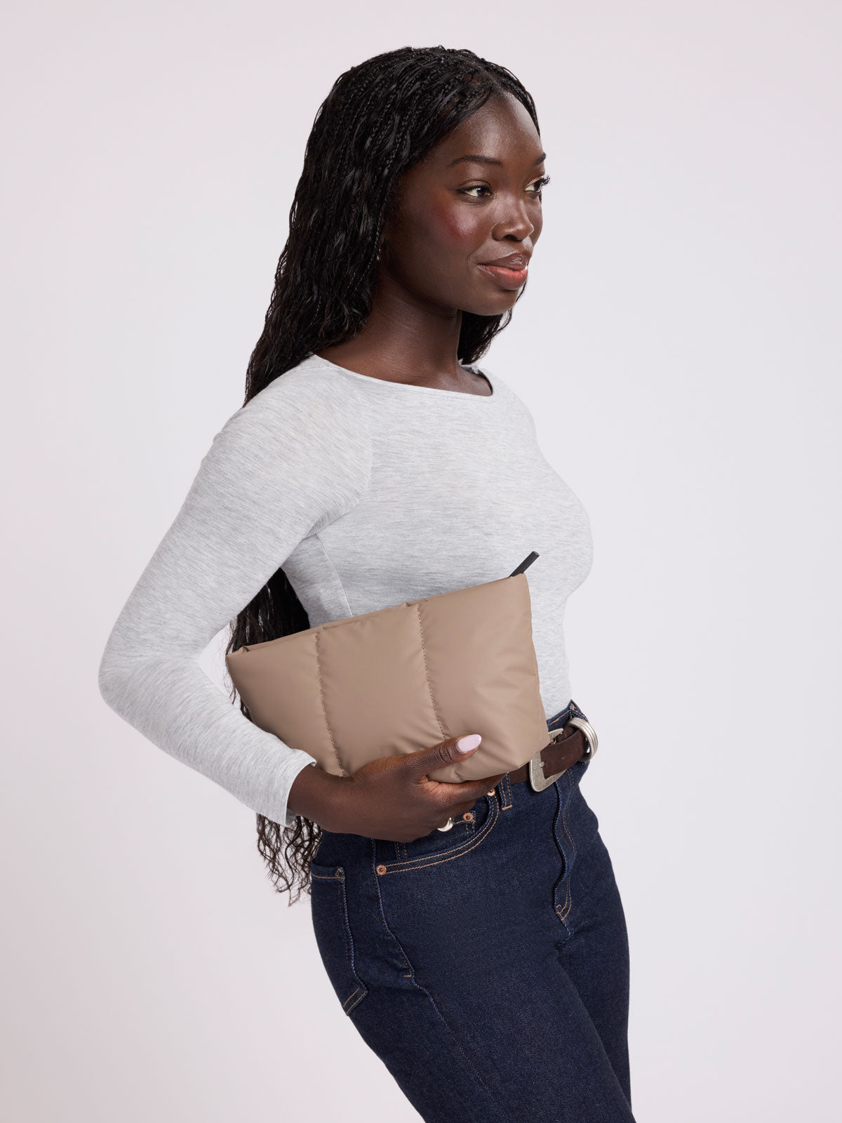 calpak-luka-2-quart-zip-pouch-trousse-toilette-oatmeal image 2