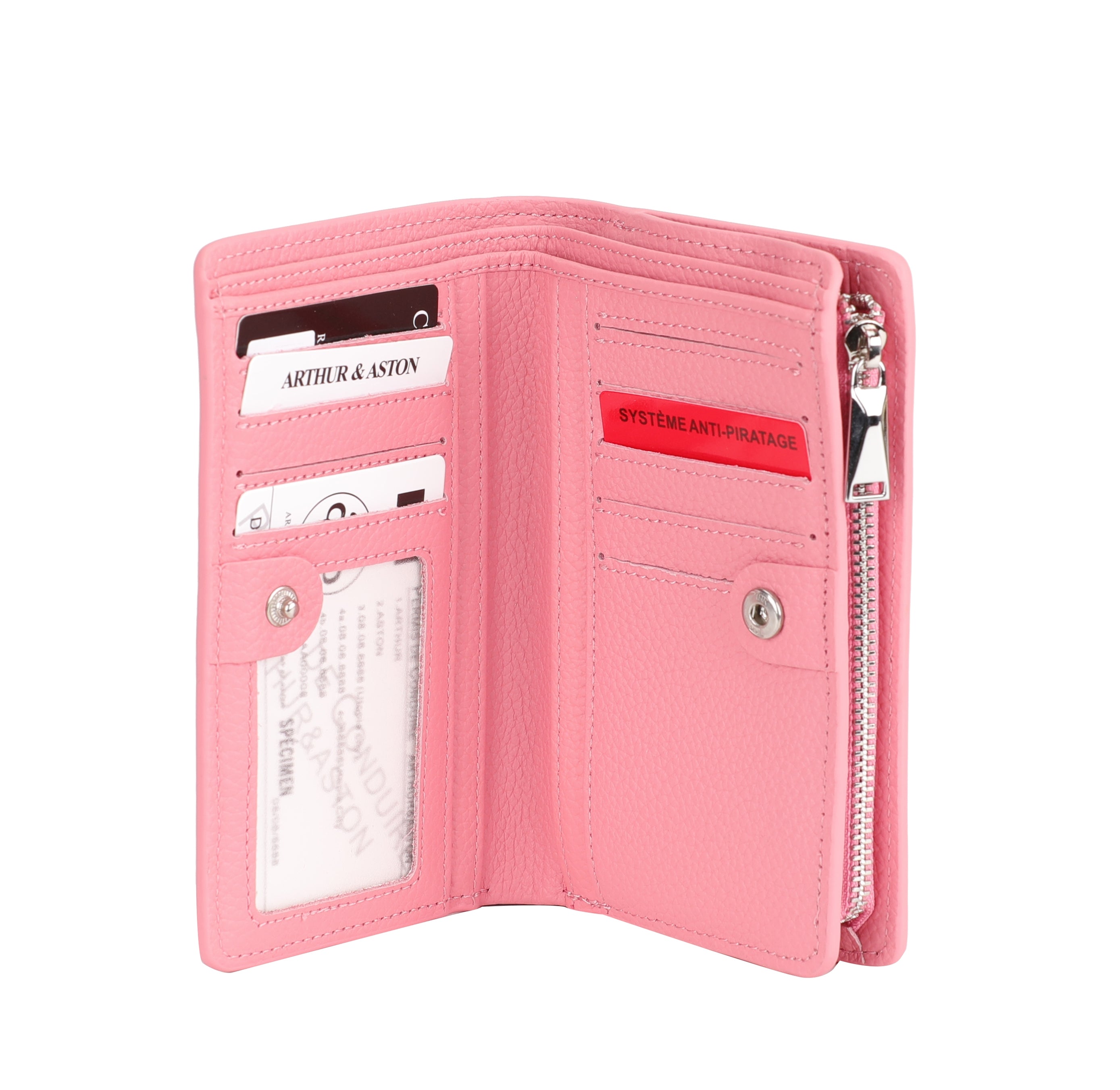 arthur-et-aston-joy-portefeuille-cuir-noir-anti-fraude-cartes image 2