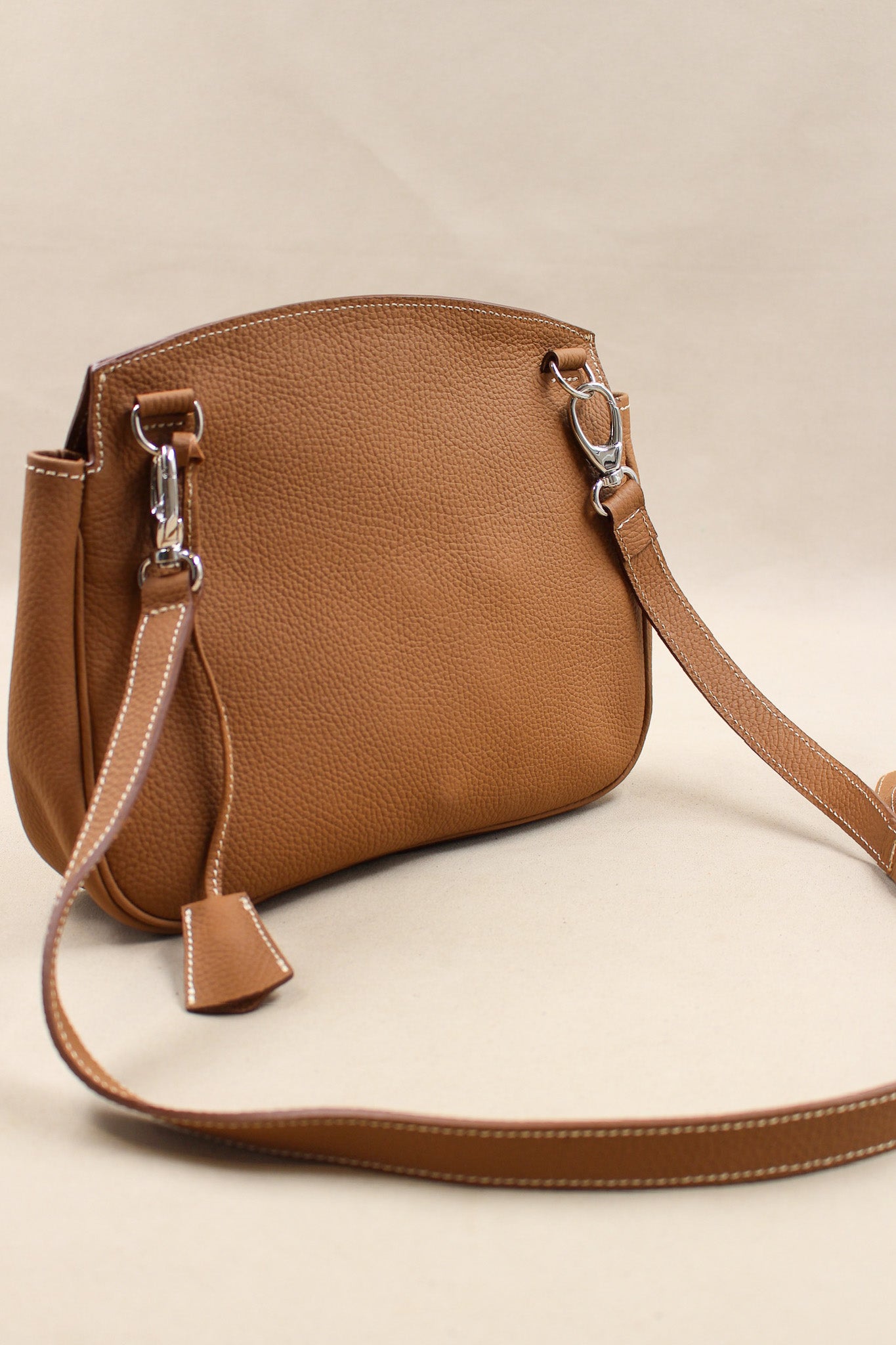 charles-et-charlus-vadim-sac-cuir-grain-marine-24-cm image 8